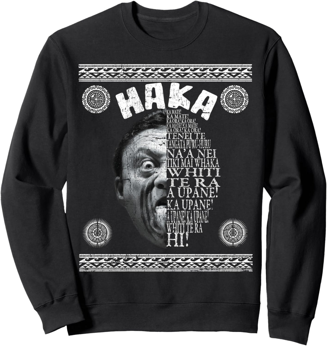 Haka Fans Maori Krieger Neuseeland Rugby Sweatshirt