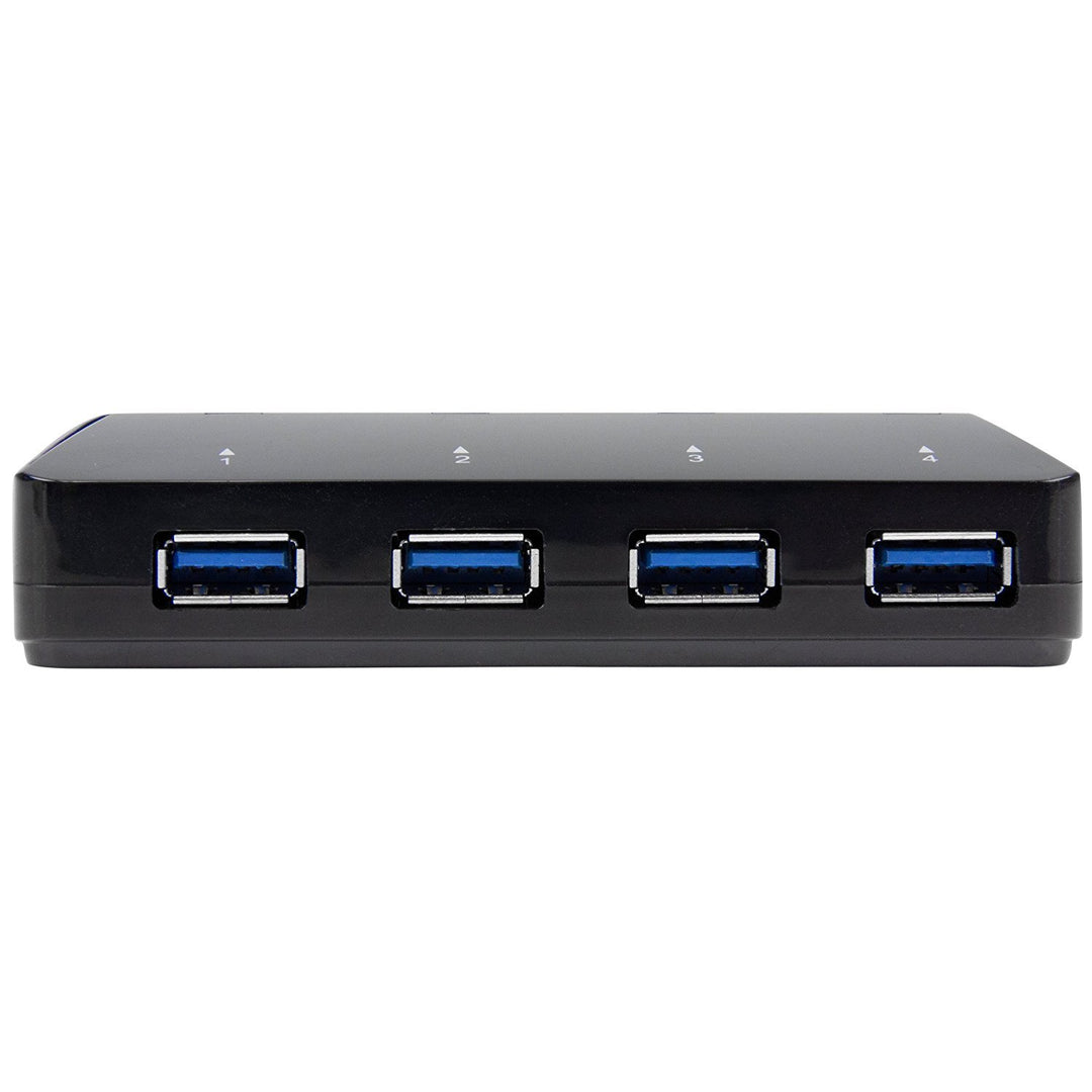 StarTech.com USB 3.0 Hub plus dedizierter Ladeanschluss (4 Port - 1 x 2.4 A Port - Desktop USB Hub -