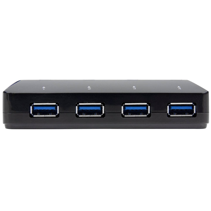 StarTech.com USB 3.0 Hub plus dedizierter Ladeanschluss (4 Port - 1 x 2.4 A Port - Desktop USB Hub -