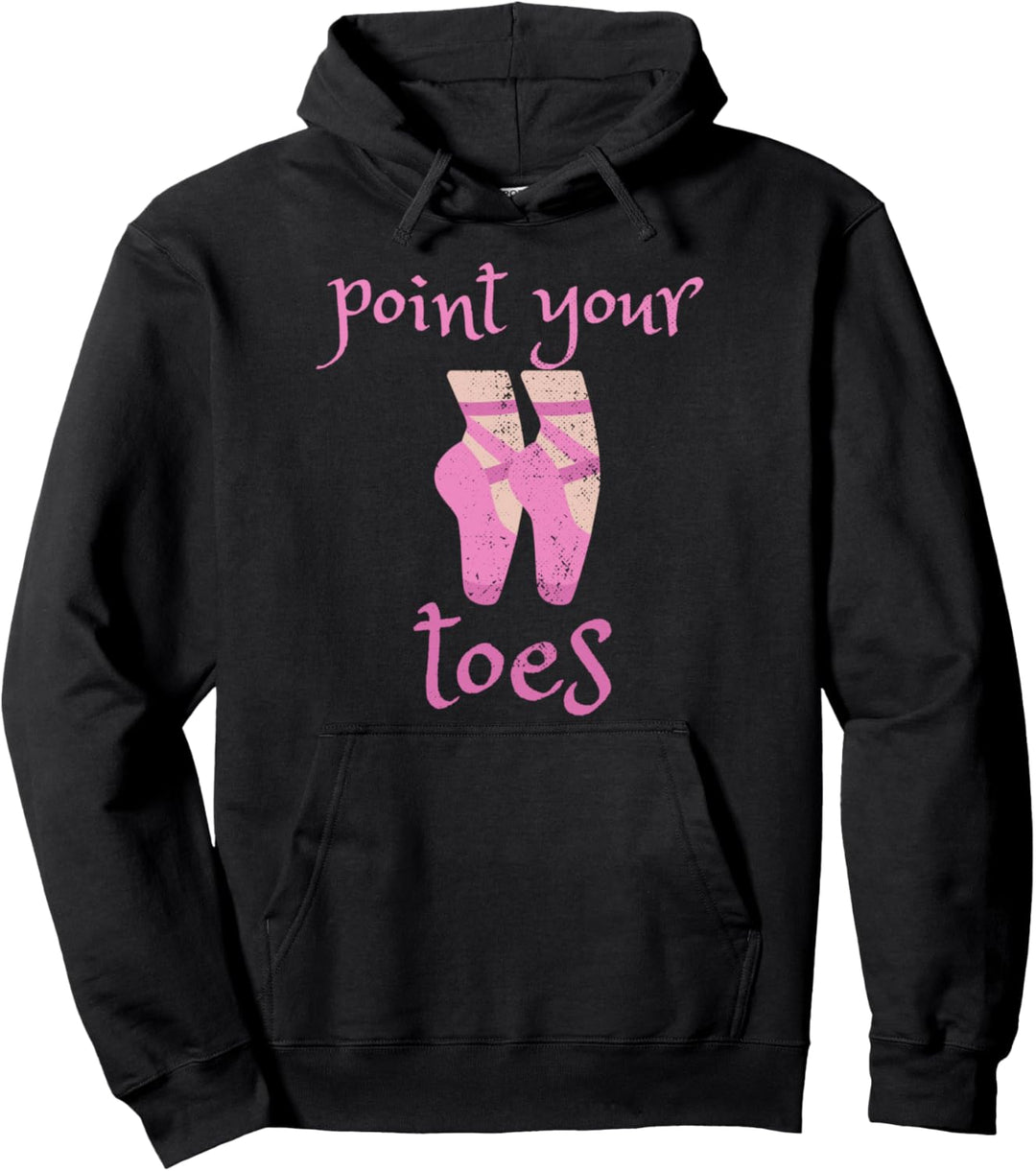 Balletttänzerin Ballerina Ballettlehrerin Zeigen Sie mit den Pullover Hoodie