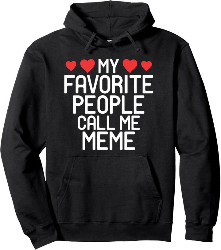 Meine Lieblings Leute nennen mich Meme Grossmutter - der Mutt Pullover Hoodie