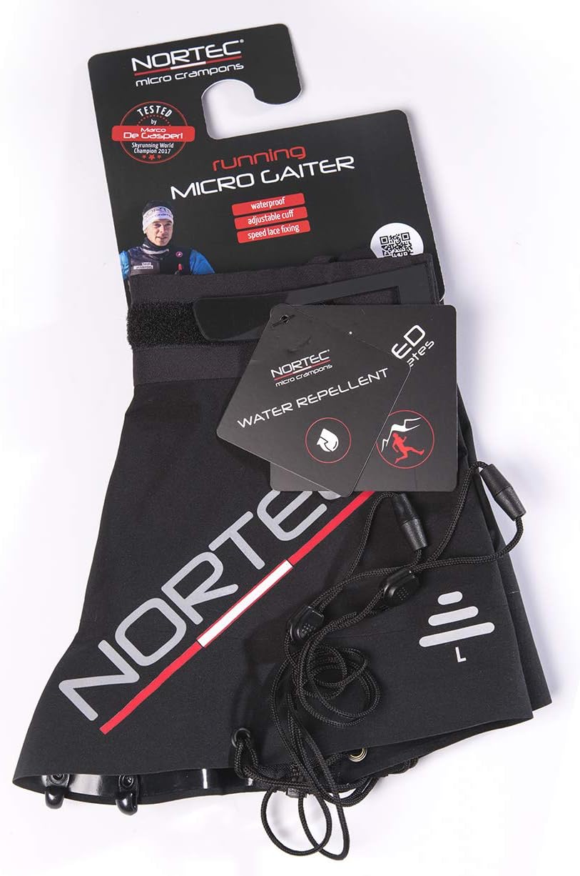 Nortec Running Micro Gamasche XL Schwarz, XL Schwarz