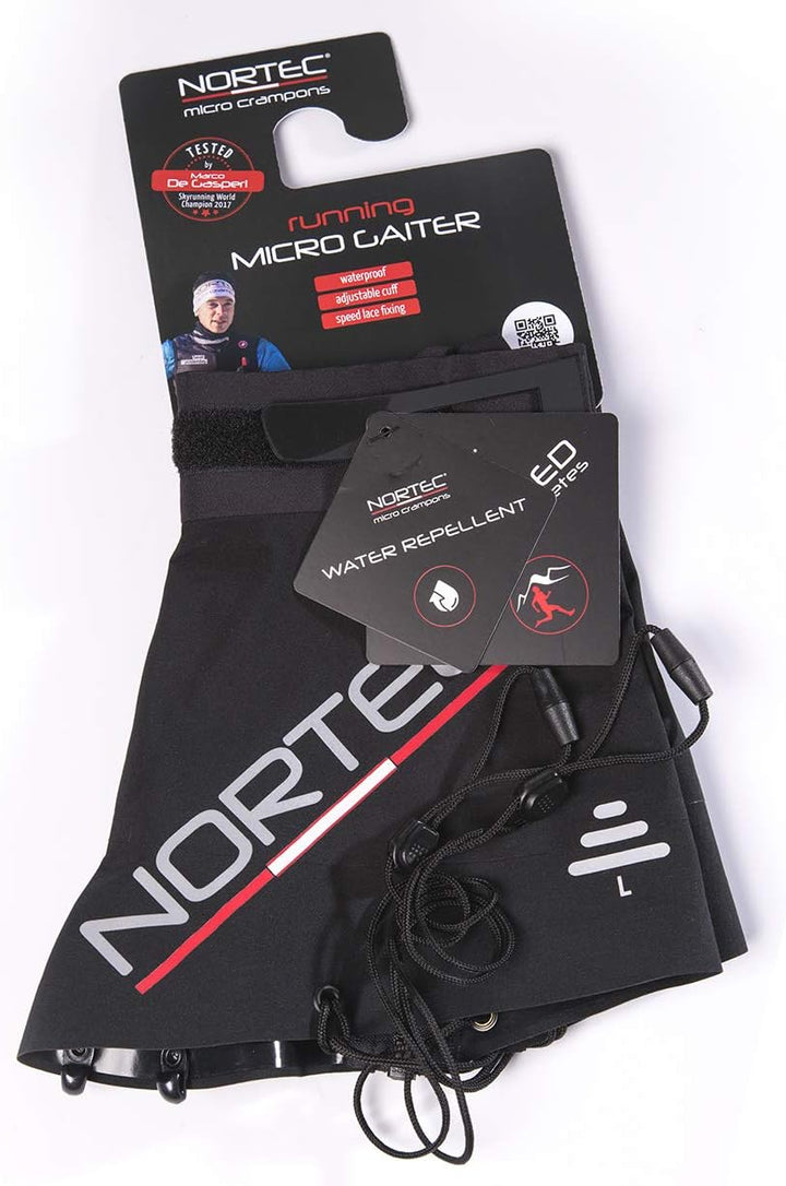 Nortec Running Micro Gamasche XL Schwarz, XL Schwarz