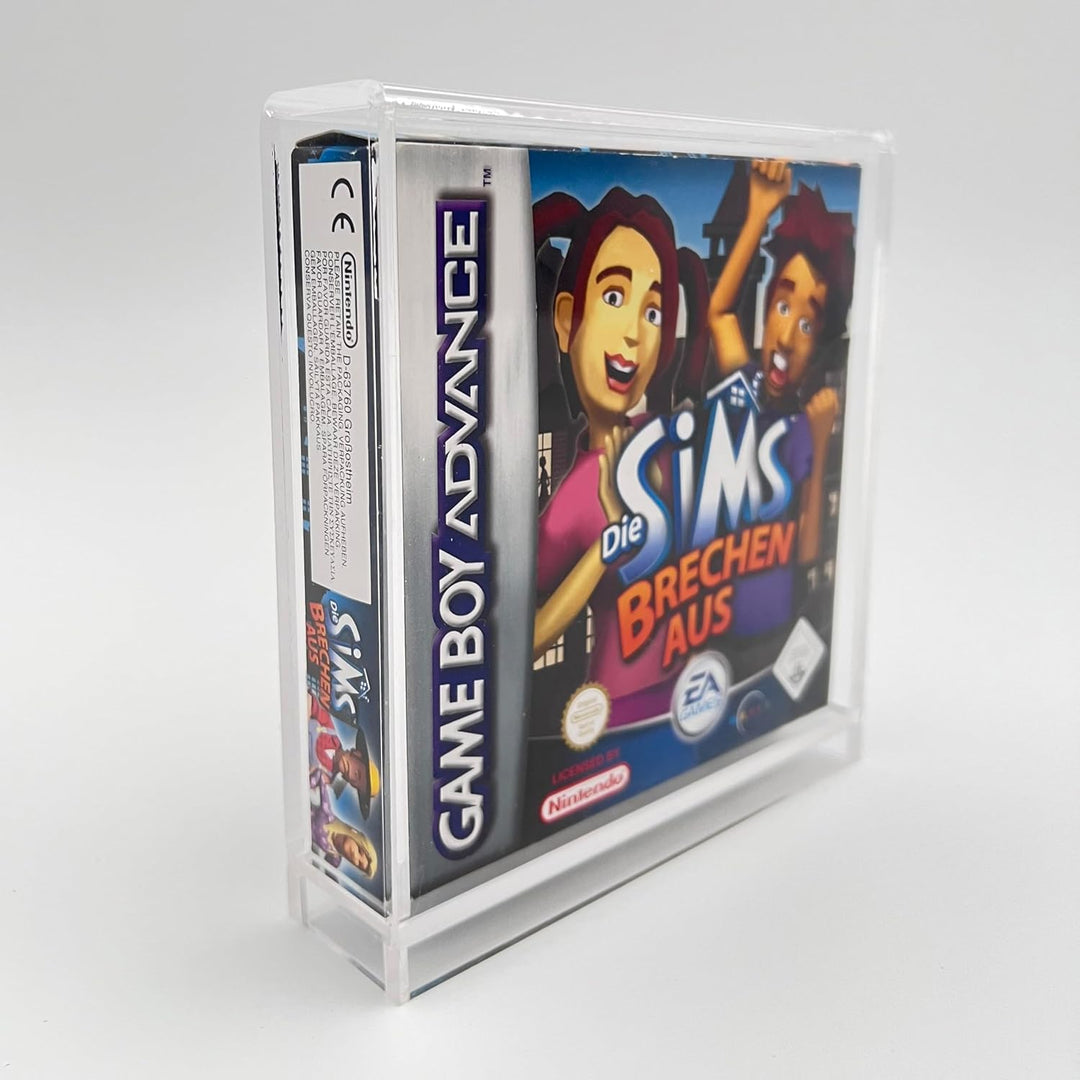 Reset Retro Acryl case box passend für Game Boy Classic/Color/Advance Spiele in OVP - Optimaler Schu