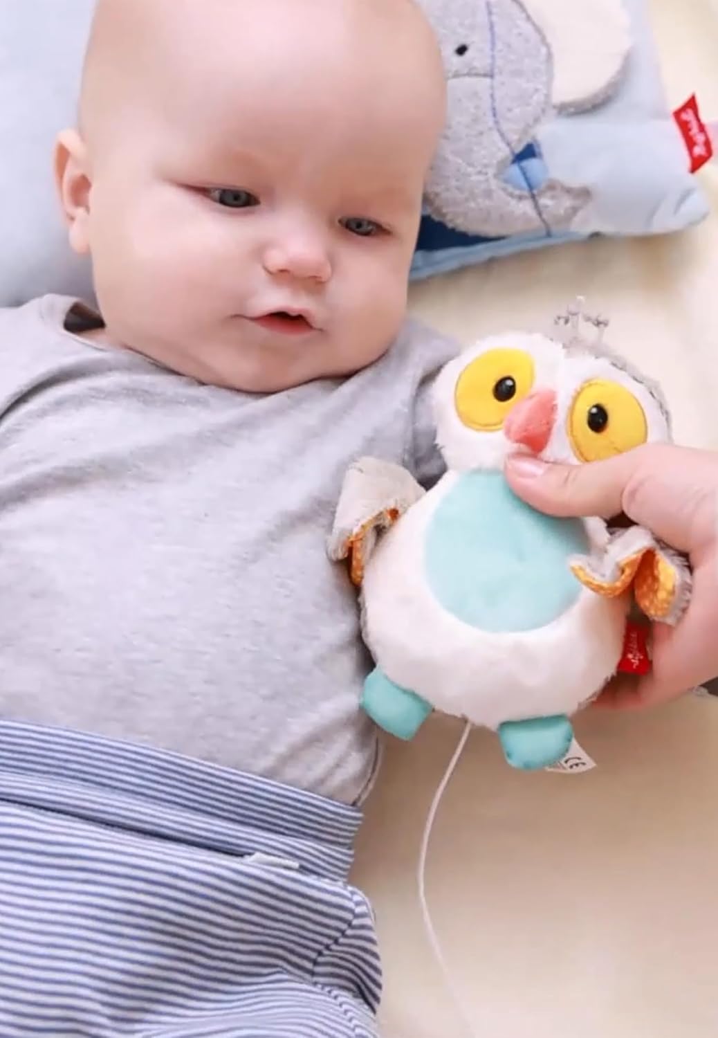 SIGIKID 42545 Mini-Spieluhr Eule mit Harry Potter Melodie Musik Mädchen und Jungen Babyspielzeug emp