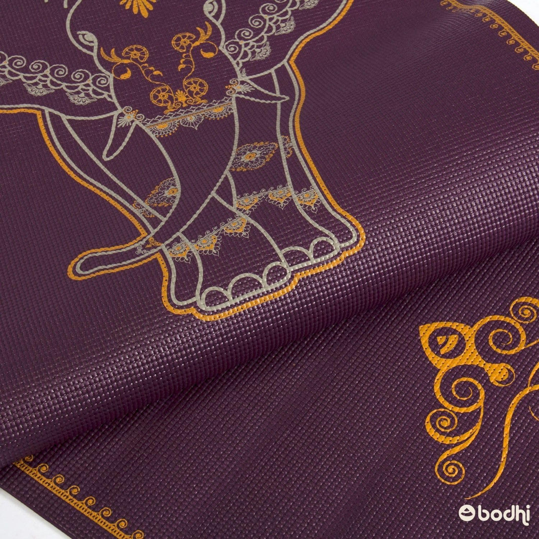 Yogamatte LEELA COLLECTION, viele Farbkombinationen und Design-Prints, Sticky Mat, leichte PVC-Matte