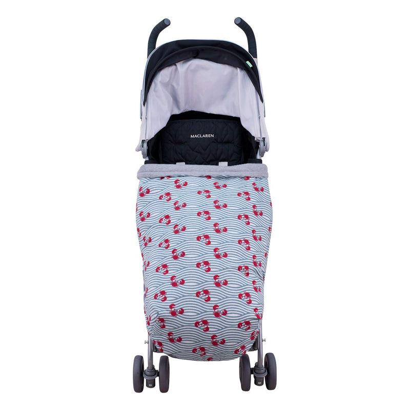 JYOKO KIDS Universal Baby Fusssack für Kinderwagen (CRABBY, BAUMWOLLE)