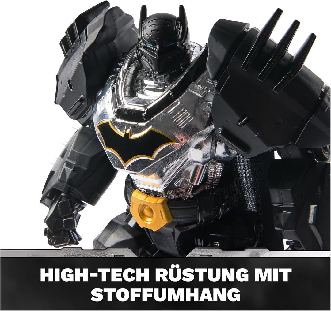 DC Metal Force Batman Action-Figur, 30cm gross, mit 8 Bewegungspunkten für actionreiche Abenteuer. F