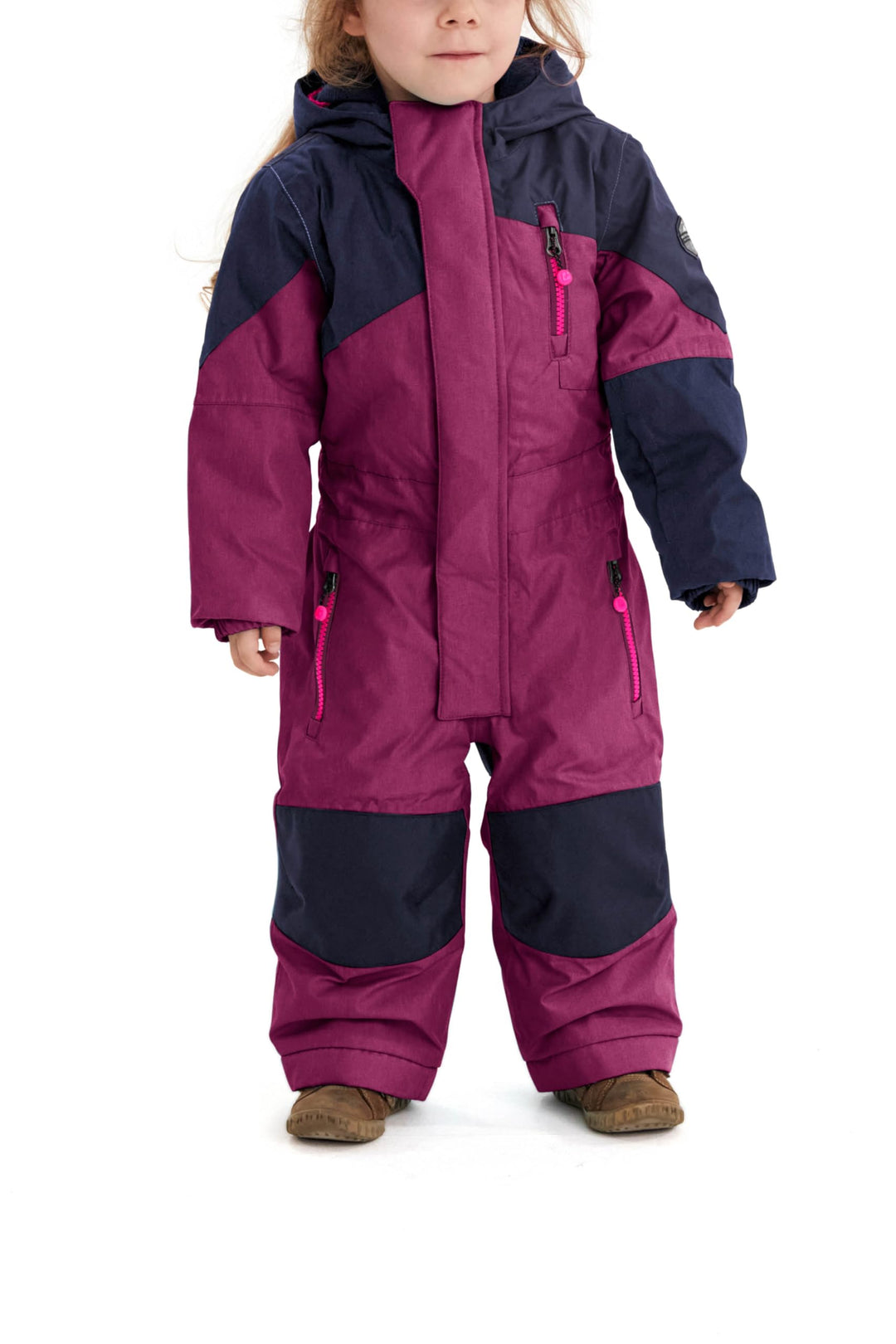 Killtec Unisex Kinder Kesley Mini Skioverall/Schneeanzug Mit Kapuze 86-92 pflaume, 86-92 pflaume