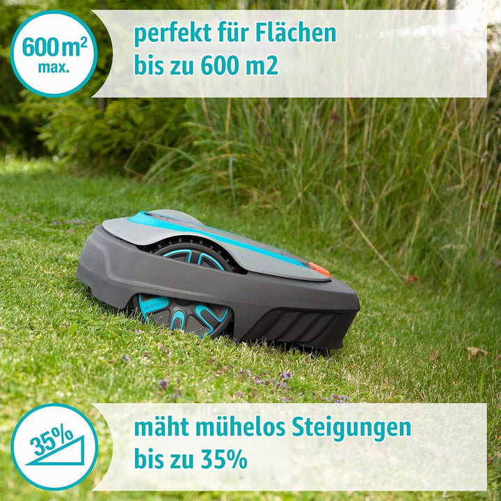 Gardena Mähroboter SILENO City 600 qm SE-Version 600m2 SE Bluetooth, 600m2 SE Bluetooth