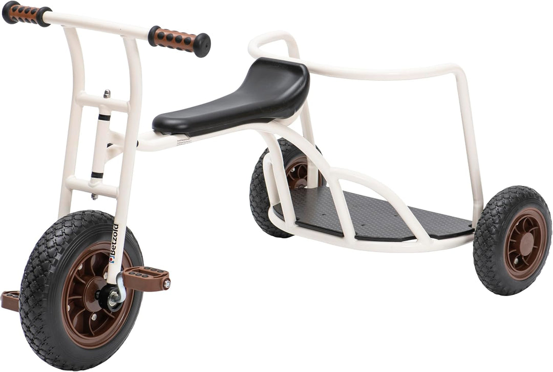 Betzold Ersatzrad für Dreirad Cruiser - Vorderrad mit Pedalen und Eva-Bereifung Braun Schwarz, Braun