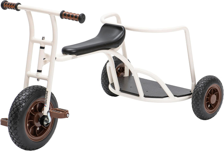 Betzold Ersatzrad für Dreirad Cruiser - Vorderrad mit Pedalen und Eva-Bereifung Braun Schwarz, Braun