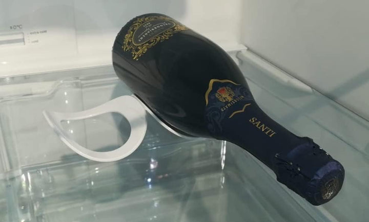 4 Flaschenhalter für Kühlschrank Universal kompatibel Bosch Siemens Neff Gaggenau Miele Liebherr Sam
