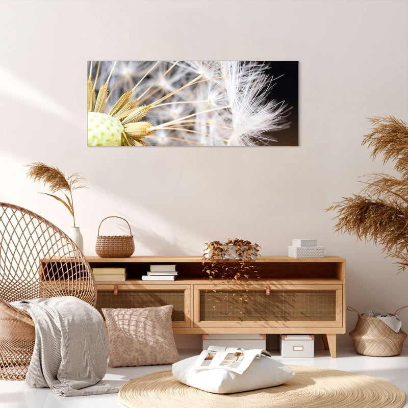 Wandbilder Dekoration Wohnzimmer Baby Sommer Pflanze Panorama Bilder auf Leinwand 120x50cm Leinwandb