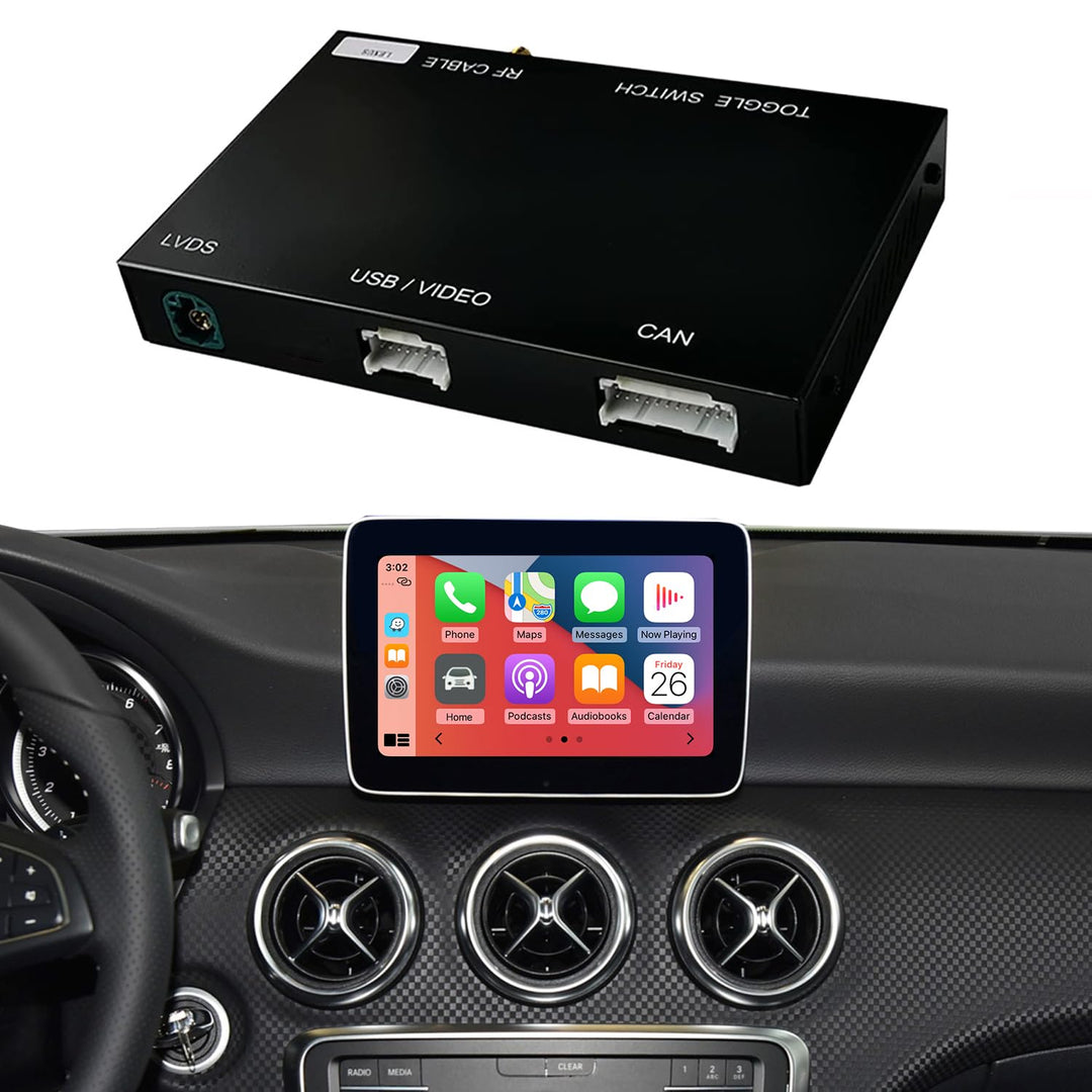 Road Top Wireless Carplay Android Auto Retrofit Kit Decoder für Mercedes Benz GLC C V A B Serie W205