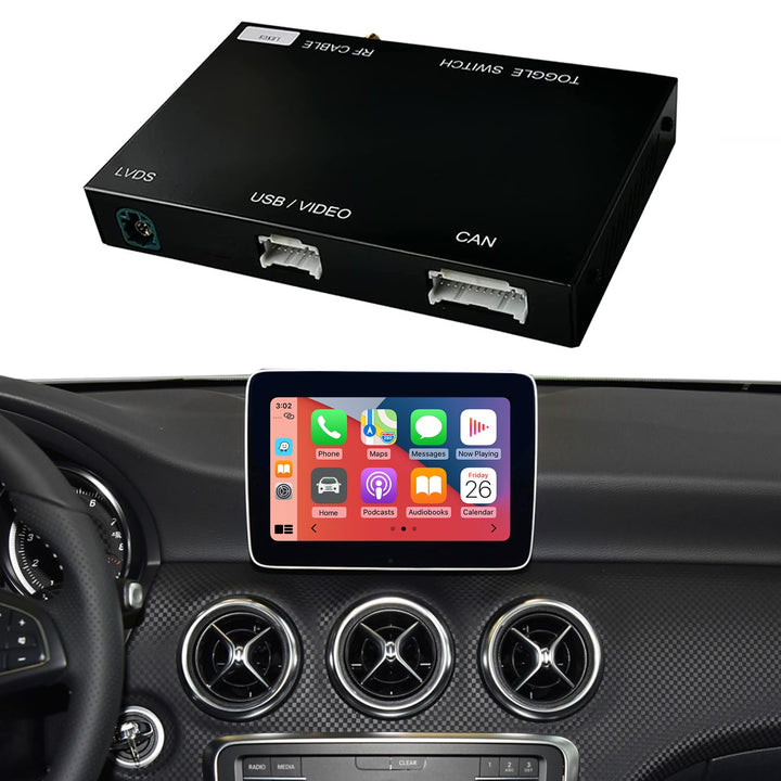 Road Top Wireless Carplay Android Auto Retrofit Kit Decoder für Mercedes Benz GLC C V A B Serie W205