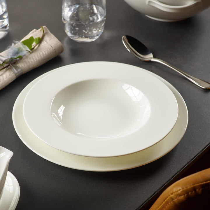 Villeroy & Boch Anmut Suppenteller, 24 cm Ø, weiss