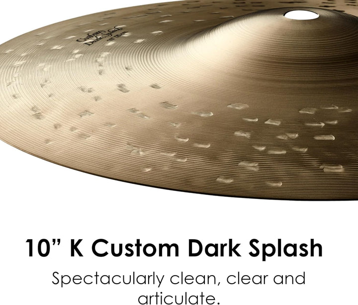 Zildjian K Custom Series - 10" Dark Splash Cymbal 10 Zoll, 10 Zoll