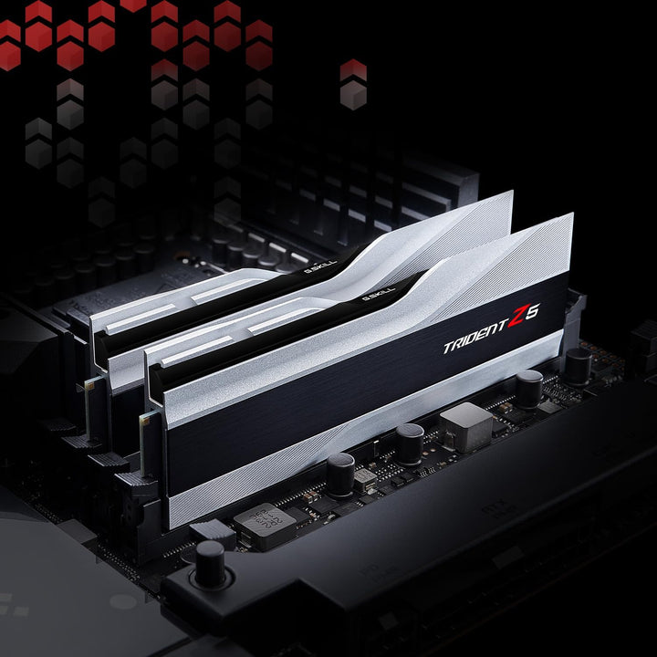 G.Skill Ripjaws S5 White 32GB DDR5 6000-30, F5-6000J3040F16GX2-RS5W metallic silver, metallic silver