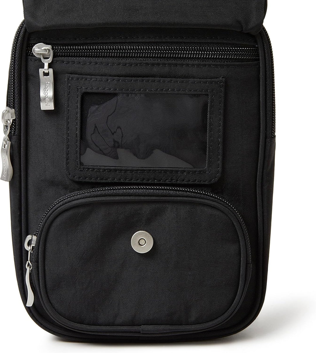 Baggallini RFID Journey Crossbody Schwarz/Sand, Schwarz/Sand