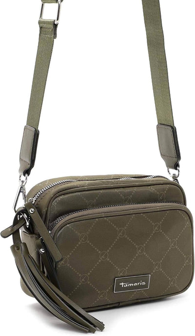 Tamaris Umhängetasche TAS Lisa 32396 Damen Handtaschen Print Einheitsgrösse Oliv 960, Einheitsgrösse