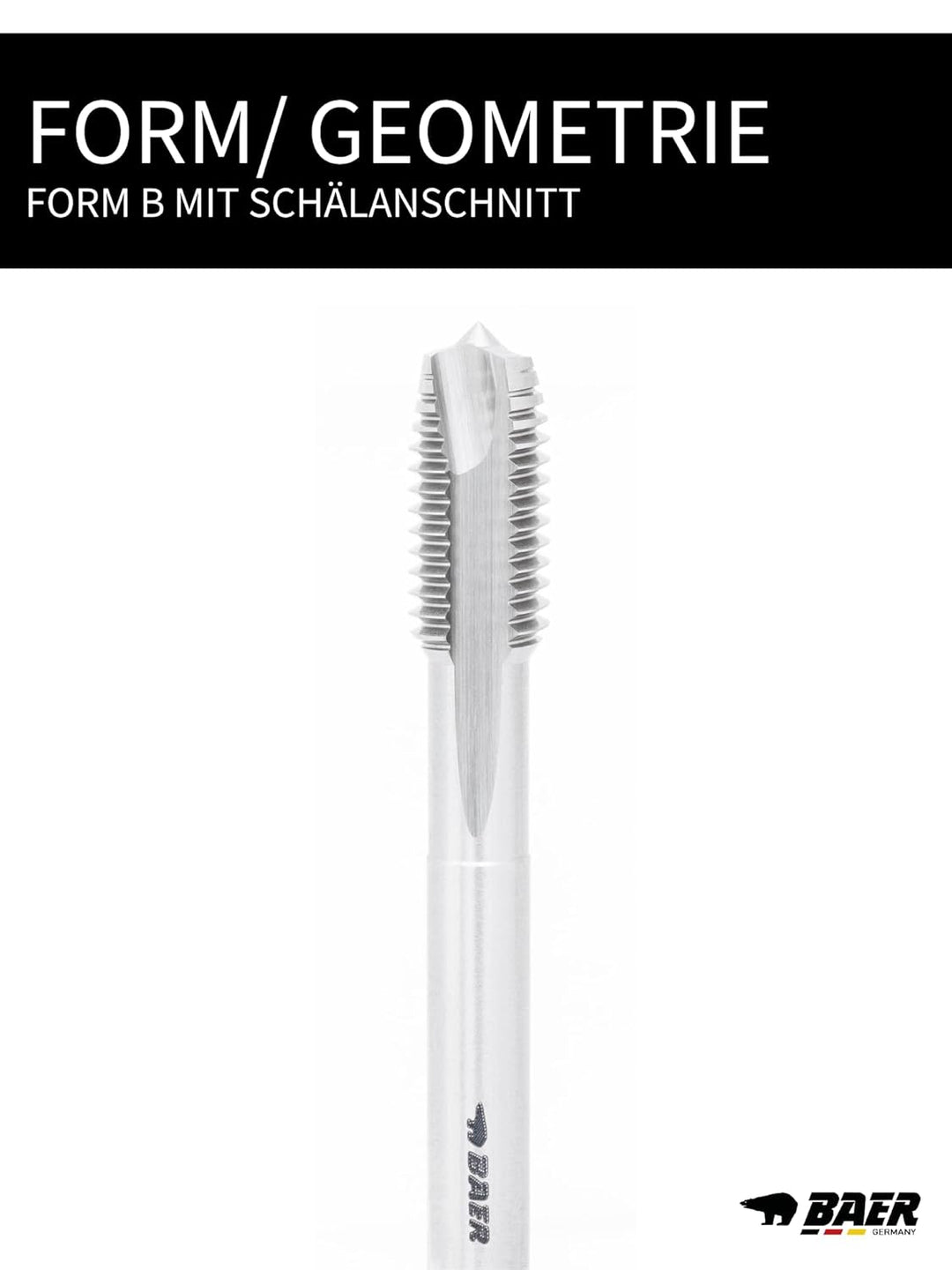 BAER Gewindeschneider Set M3–M12 HSSG inkl. Schneidpaste – Gewindebohrer Satz mit Kernlochbohrer & D