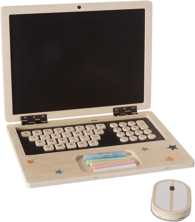 VERTBAUDET Notebook aus Holz FSC®, Schwarz, TU