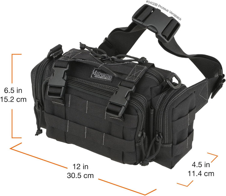 Maxpedition Proteus Versipack Schwarz, Schwarz