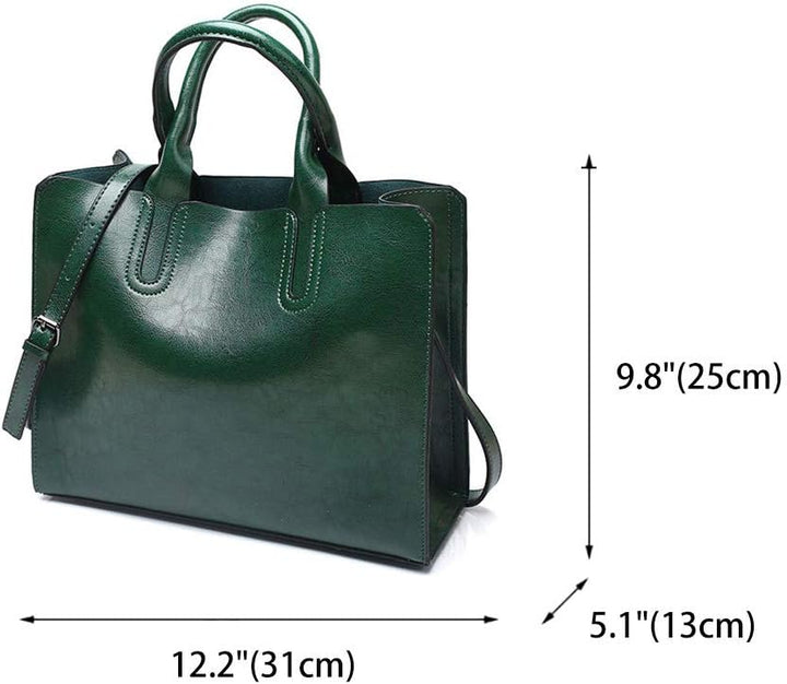 DEERWORD Damen Umhängetasche Taschen Frauen Elegant Tasche Italien Vintage PU-Leder 5502 1-teilig se
