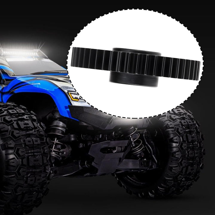 ECSiNG Hauptzahnrad aus Kohlenstoffstahl 0,8 Modul 47 Zähne 10756 Kompatibel mit TRAXXASs Mini Maxx