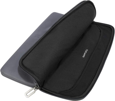 Tucano Today Notebook Sleeve mit Memory Foam 13-14 Zoll, grau Laptop 14" Grau, Laptop 14" Grau