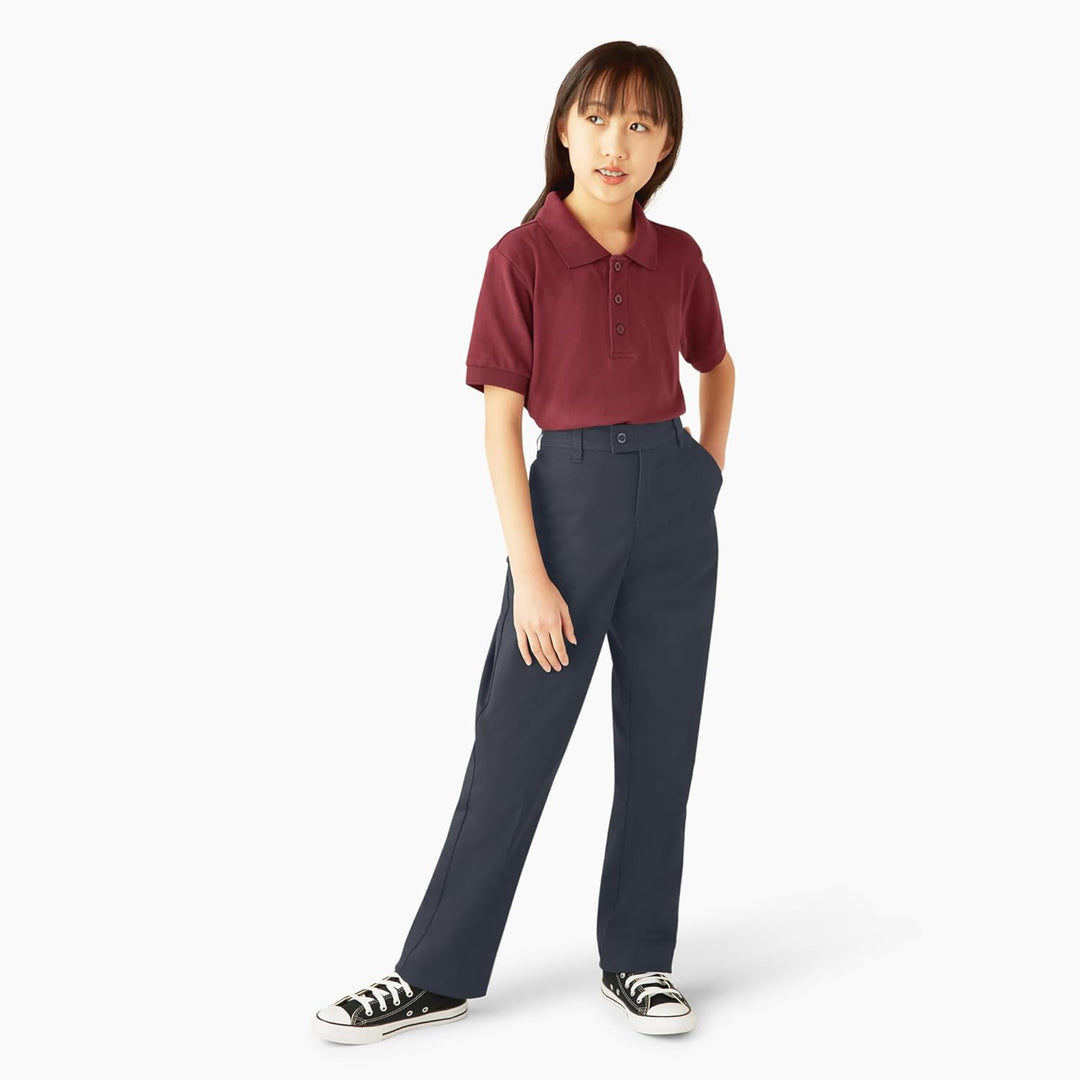 Dickies Mädchen Gleichmässige Stretch-Hose, schmal, gerade Uniform Stretch Slim Straight Pant 38 Dun