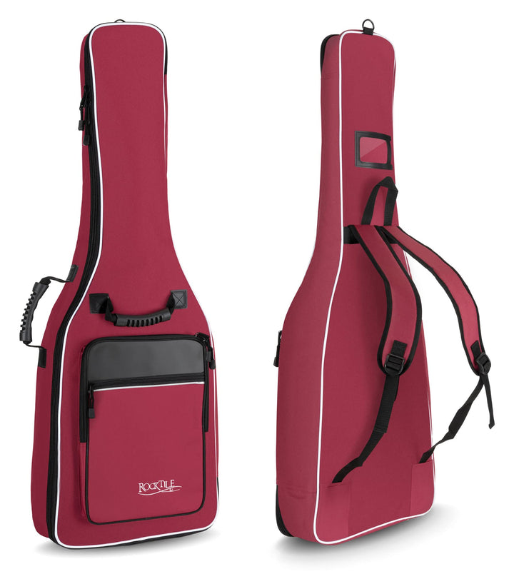 ROCKTILE Klassik-Gitarrentasche 4/4-Grösse - wasserabweisender Gigbag mit weicher Polsterung und Fix