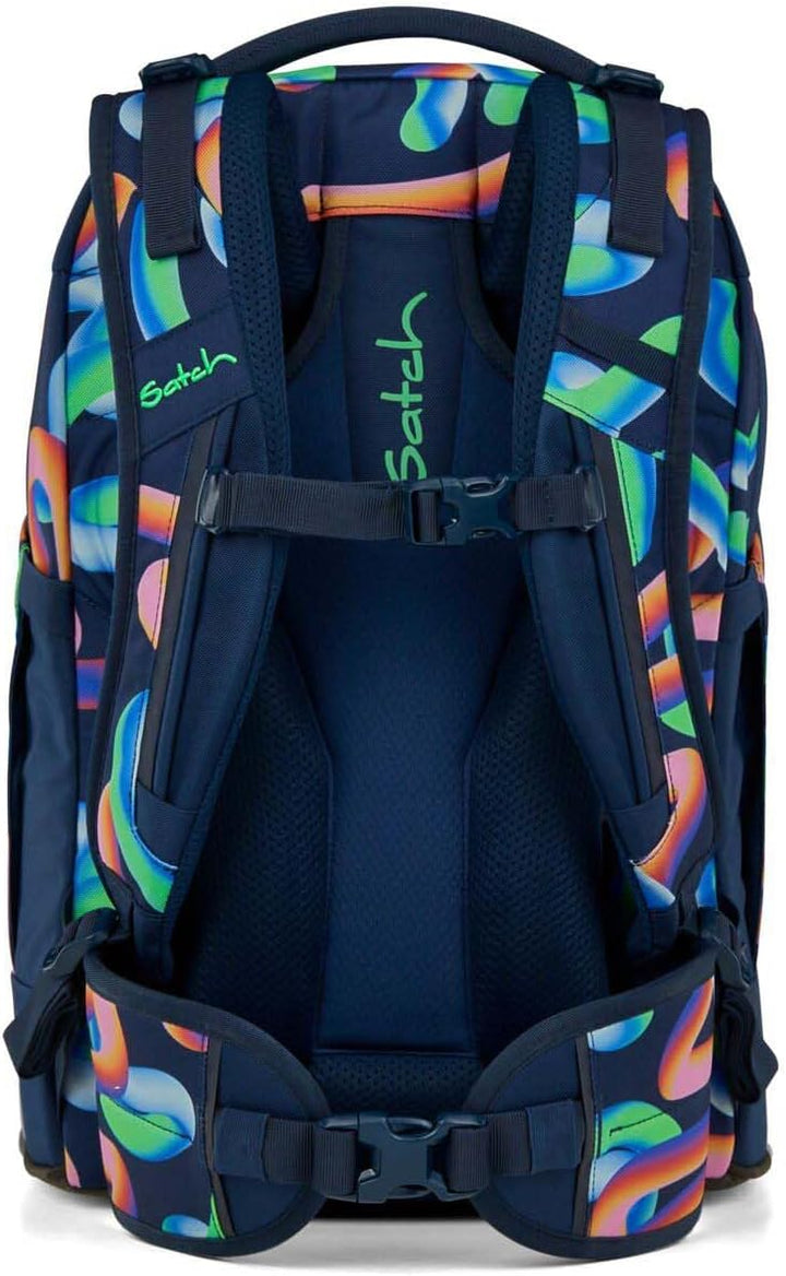 Satch Pack Schulrucksack Set 2tlg. inkl. Pencil Slider (Crazy Twist), Crazy Twist