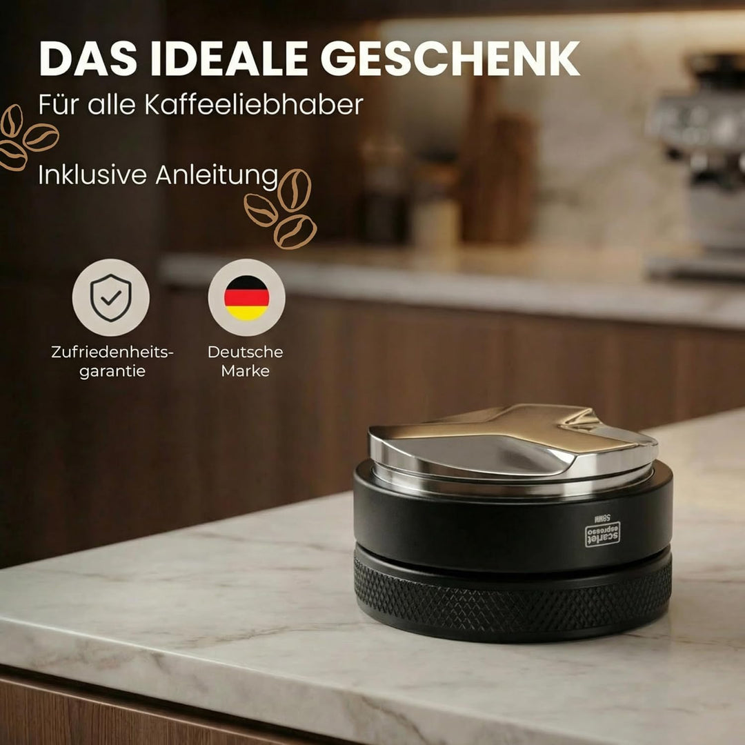 scarlet espresso | Distributor »Grande TRE«, gleichmässige Verteilung von Kaffeepulver im Siebträger