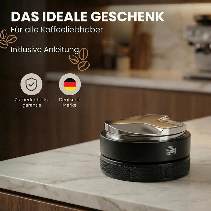 scarlet espresso | Distributor »Grande TRE«, gleichmässige Verteilung von Kaffeepulver im Siebträger