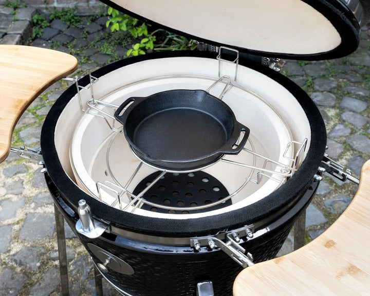 FLAME ROCK Grillrost System für Kamado 24 Flexibles Rost für Keramikgrills