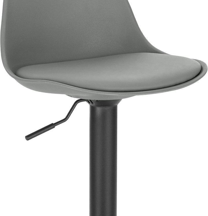 Lestarain 4 Stücke Barhocker,360°Drehbar Hocker Barstuhl mit Rückenlehne höhenverstellbar Tresenhock