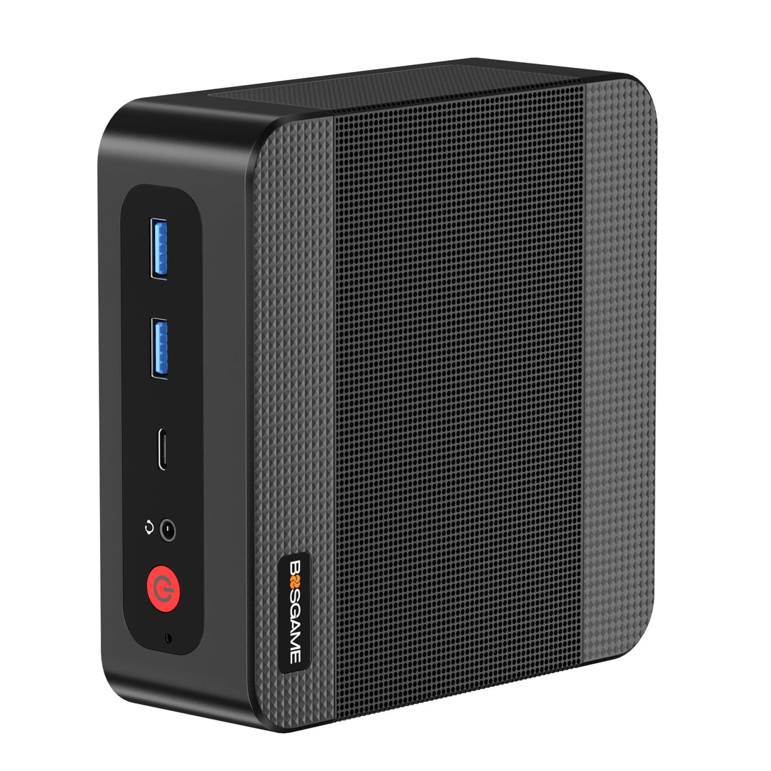 BOSGAME P4 Ultra Windows 11 Pro Business Mini-PC AMD Ryzen 7 7730U, 8 Kerne, 16 Threads, bis zu 4,5