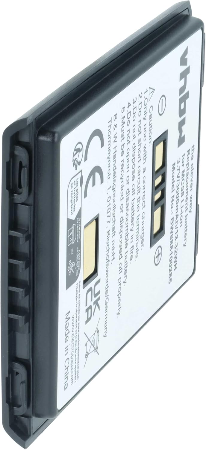 vhbw Akku kompatibel mit Symbol MC659B, MC67 Mobilcomputer PDA Scanner (3600 mAh, 3,7 V, Li-Ion)