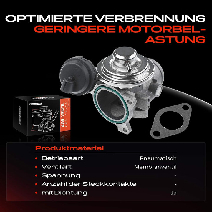 AGR-Ventil Pneumatisch für A2 8Z0 Arosa 6H Lupo 60, 6X1 Polo 6N2 1.4L Diesel 1999-2005 045131501