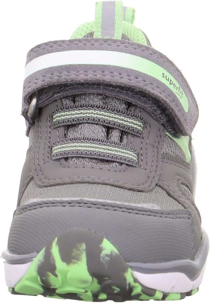 Superfit Jungen Sport5 Sneaker 30 EU Hellgrau Gelb 2500, 30 EU Hellgrau Gelb 2500