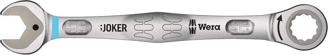 Wera 05020012001 6000 Joker 8 Imperial Set 1, Joker Maul-Ringratschenschlüssel-Satz, zöllig, 8-teili