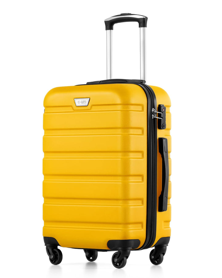 COOLIFE Hartschalen-Koffer Trolley Rollkoffer Reisekoffer ardschale Boardcase Handgepäck mit TSA-Sch