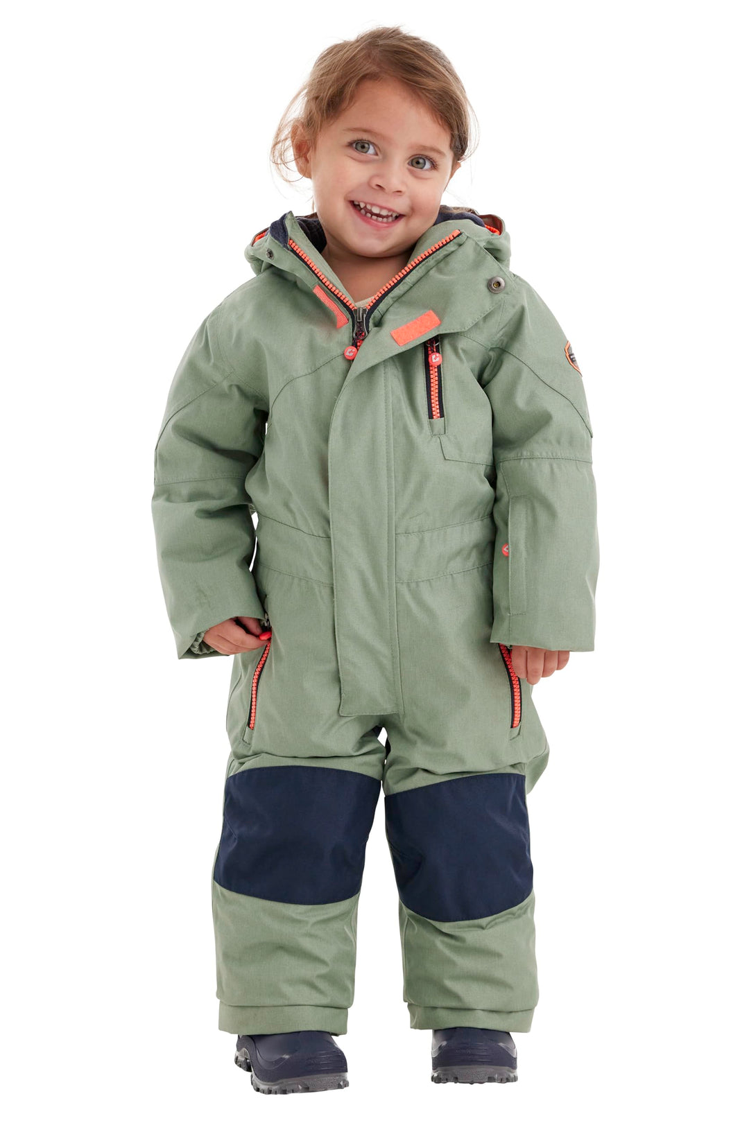 Killtec Kesley Mini Skioverall/Schneeanzug mit Kapuze und Schneefang, Pflaume, 98/104