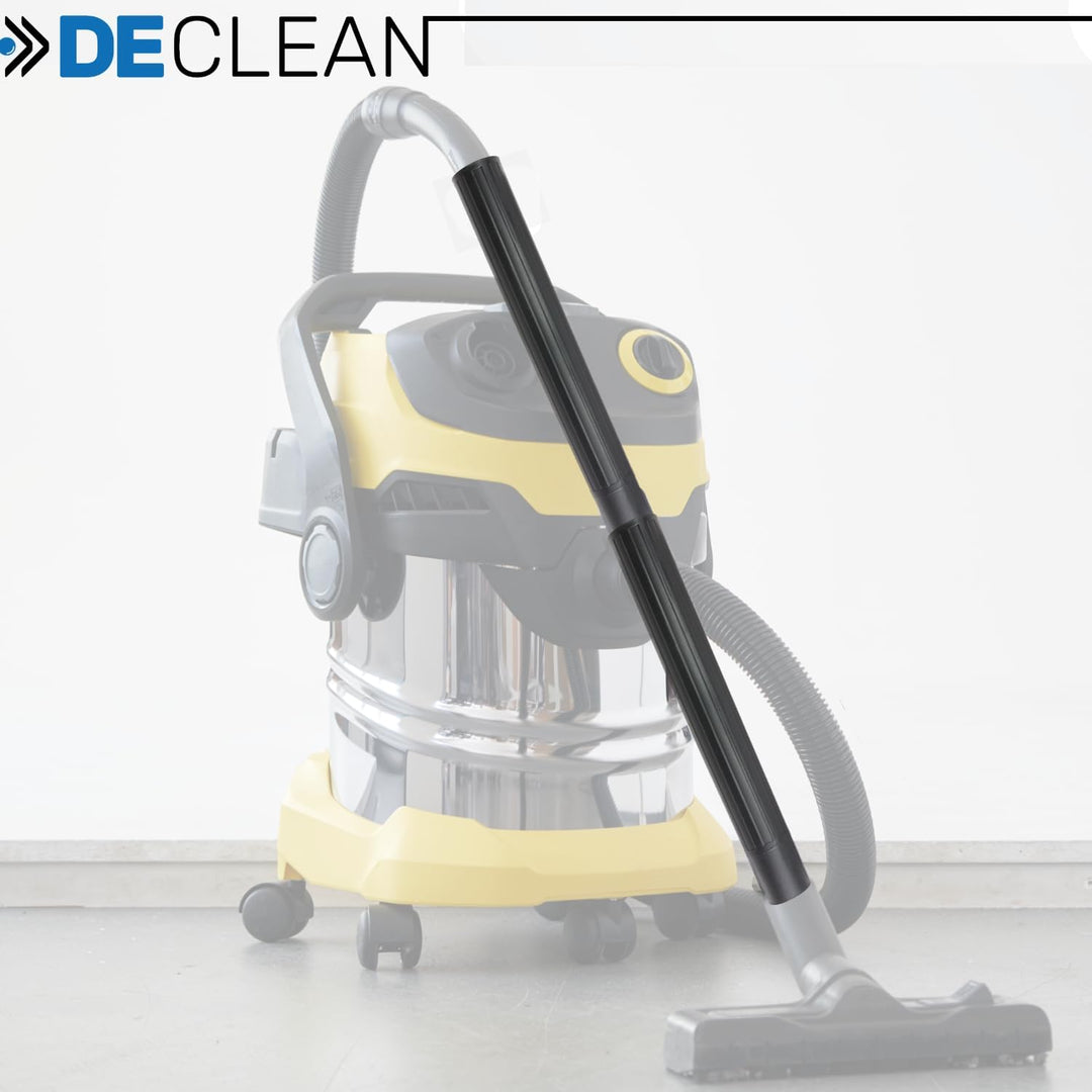 DeClean 2 Staubsauger Verlängerungs Rohr 35 mm, Staubsaugerrohr aus Kunststoff, Kompatibel mit Einhe