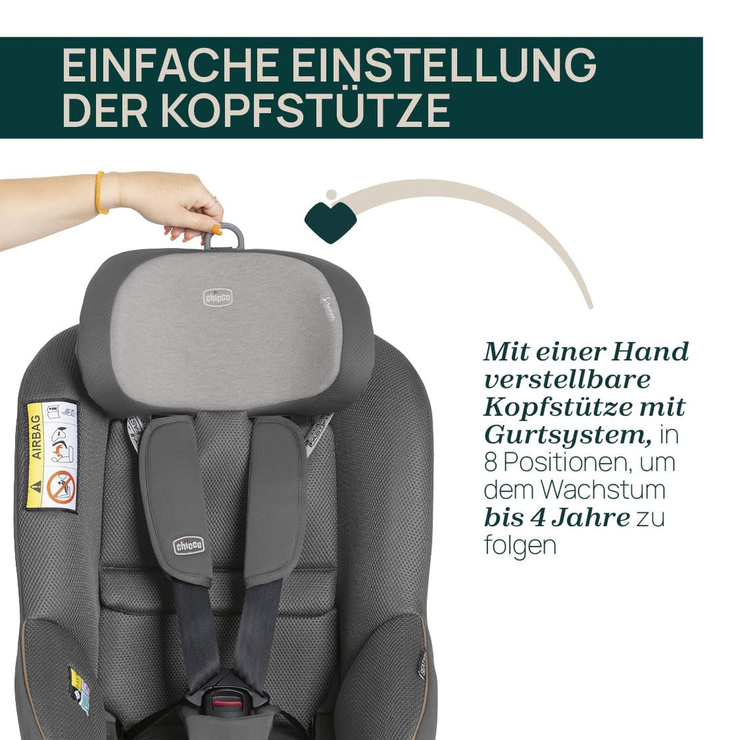 Chicco Seat105 I-Size, Autositz nach ECE R129/03, 360° drehbar, 6 Positionen, schneller und einfache
