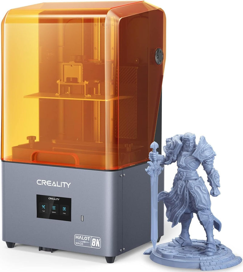 Creality 8K Resin 3D Drucker Halot Mage Pro, 10,3 Zoll LCD Bildschirm, MSLA 3D Drucker mit 170mm/h H