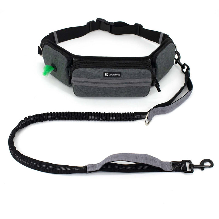 Leckerlitasche für Hunde, Bauchtasche für Hunde Zubehör-Leckerlibeutel mit Kotbeutelspender, reflekt
