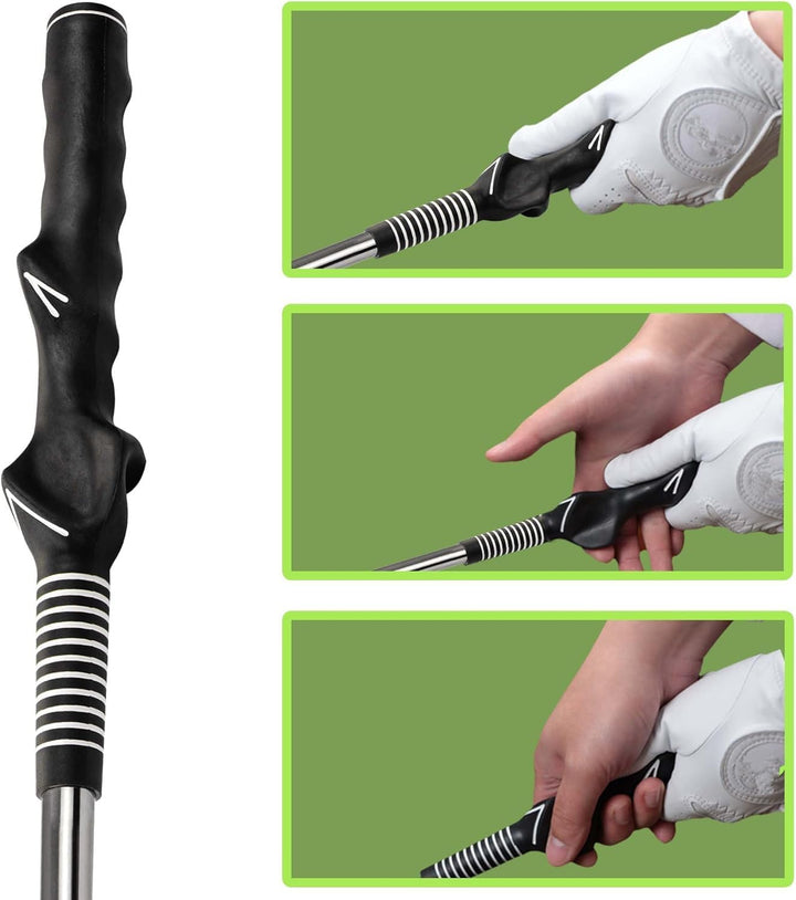 HH-Golf Rhythm Click Sound Teleskop Warm Up Golf Swing Trainer, Korrekturieren Gesturer Trainingshil